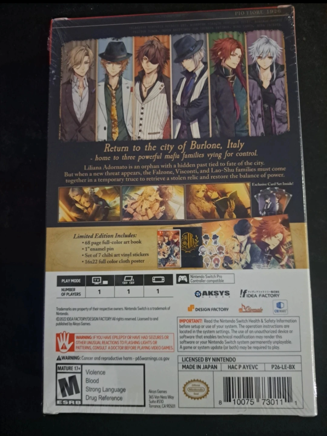 Piofiore Episodio 1926 Limited Edition for the Switch - photo 2
