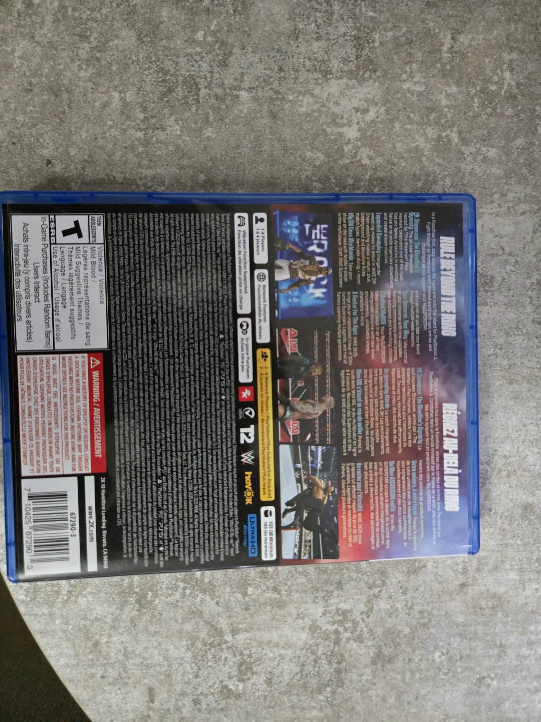WWE 2K25 PS5 Video Game - photo 2
