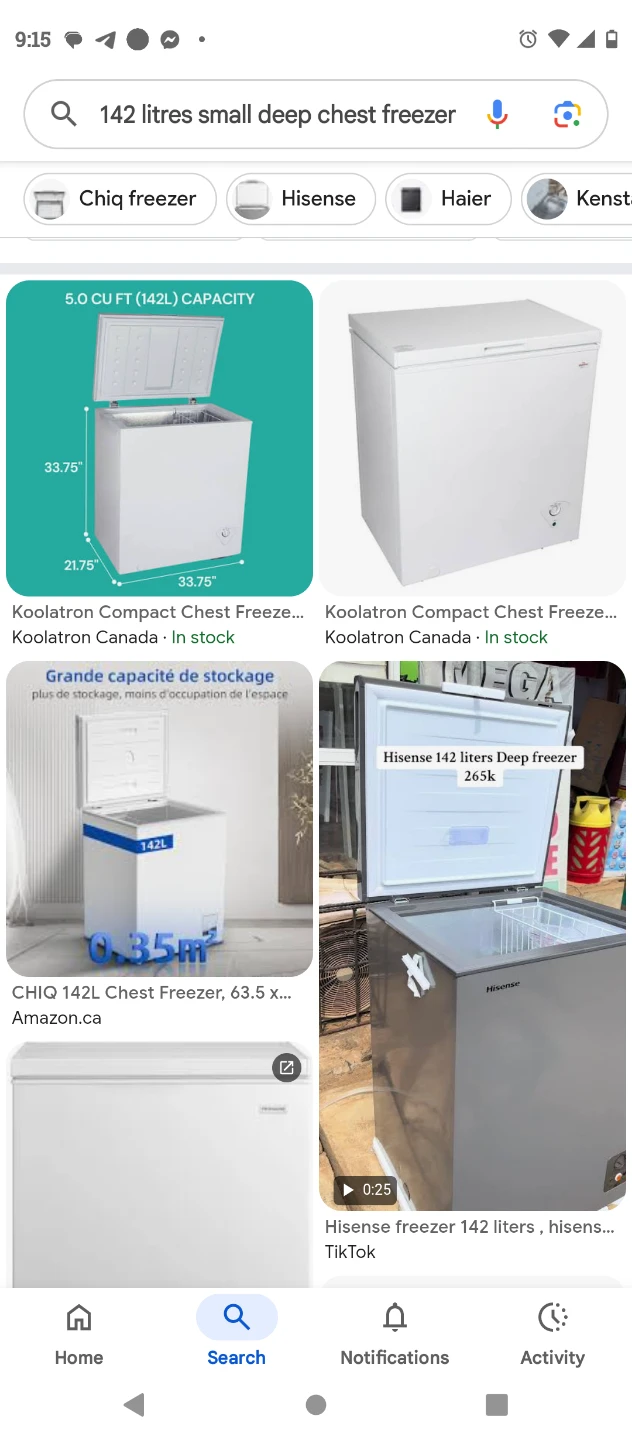 Midea 3.5 Cu. Ft. Chest Freezer