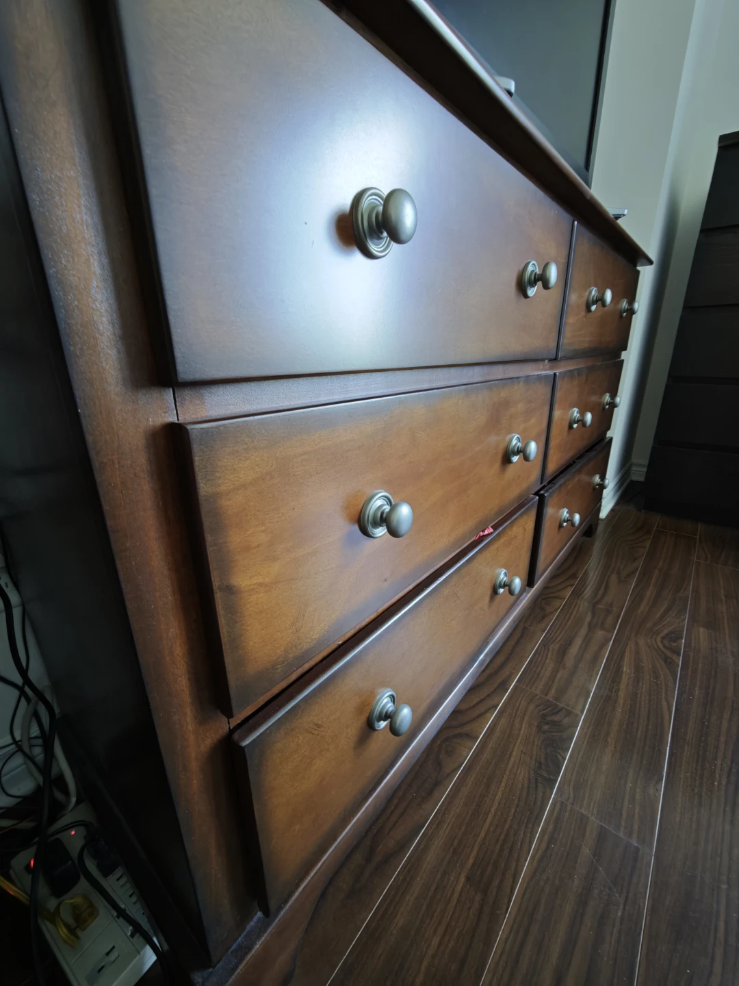 Moving Sale - Wooden Dresser with Mirror - photo 3