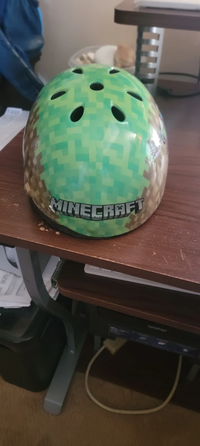 Minecraft Kids Bike Helmet