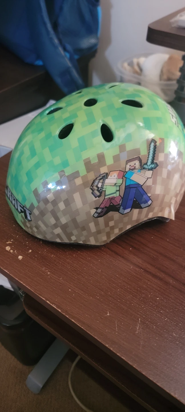 Minecraft Kids Bike Helmet - photo 2