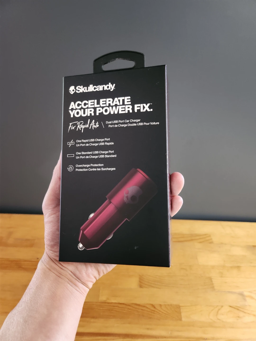 Skullcandy Car Charger Dual USB Port Deep Red - photo 5