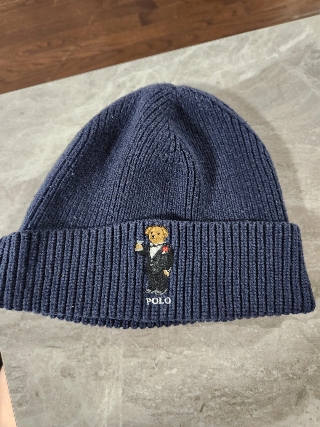 Ralph Lauren Polo Bear Beanie - Navy