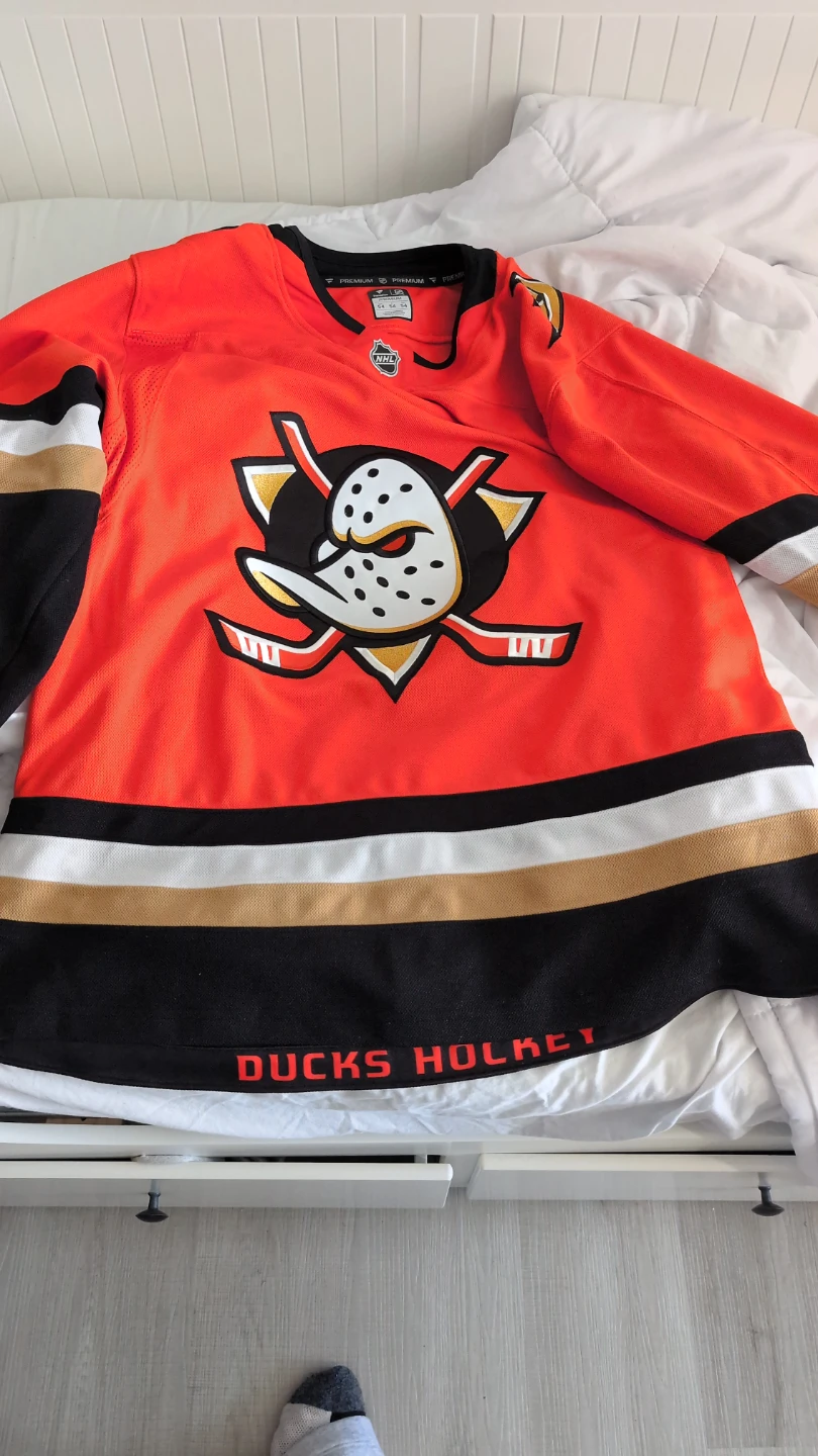 Anaheim Ducks Home Fanatics size 54