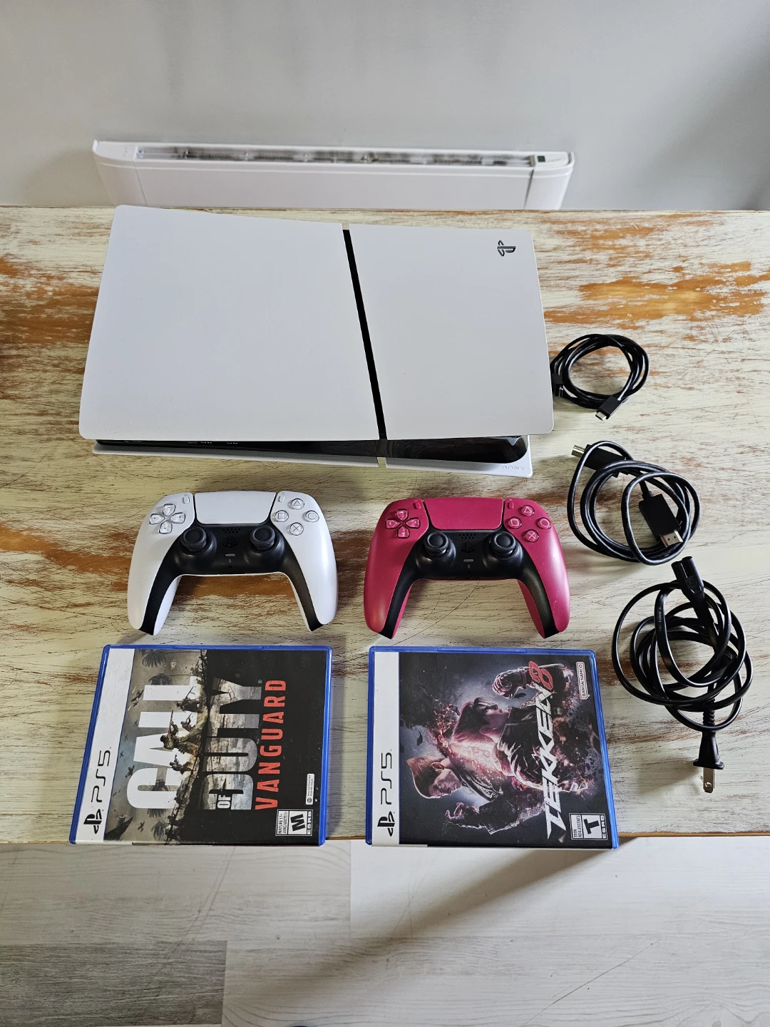 PlayStation 5 Disc Console with 2 Controllers and Games - photo 3