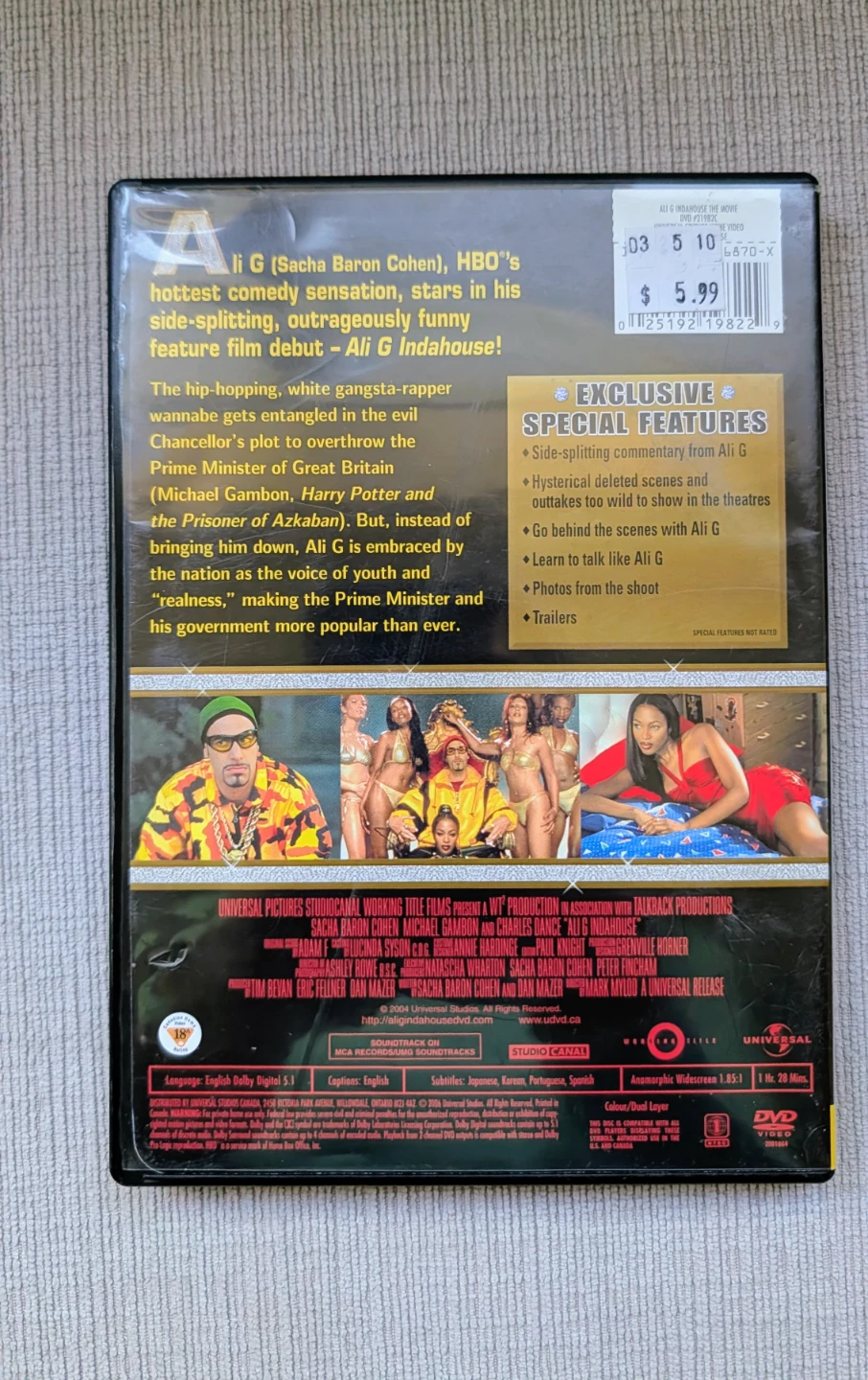 Ali G Indahouse The Movie DVD of Movie - photo 2