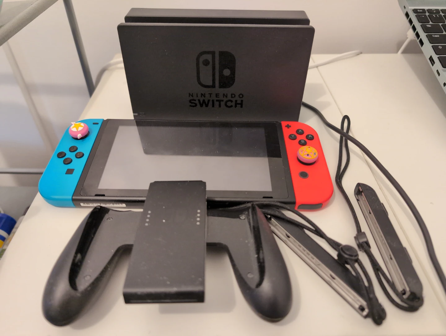 Nintendo Switch Console with Red and Blue Joy-Cons