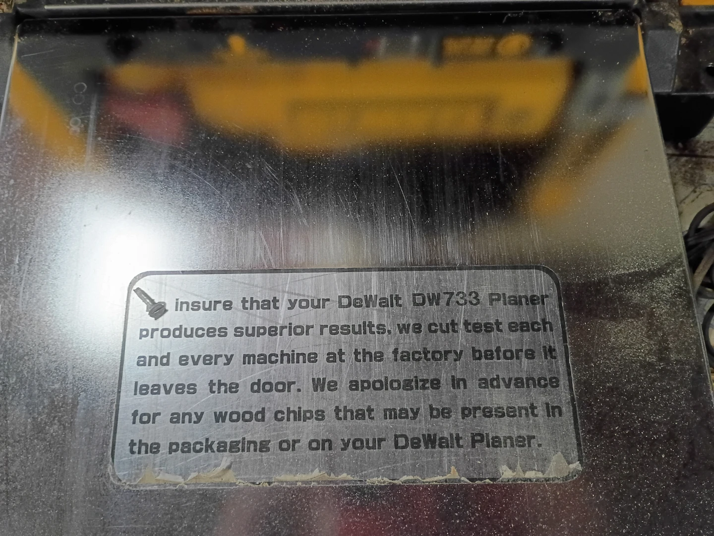 DeWalt DW733 Planer