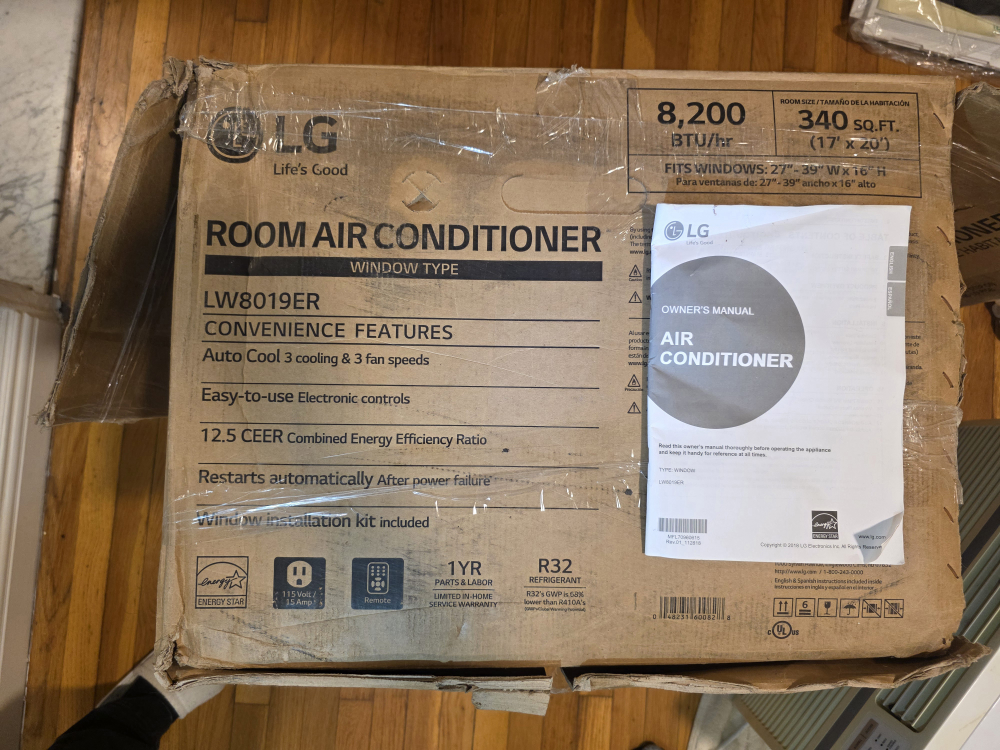 LG LW8019ER Room Air Conditioner - photo 5