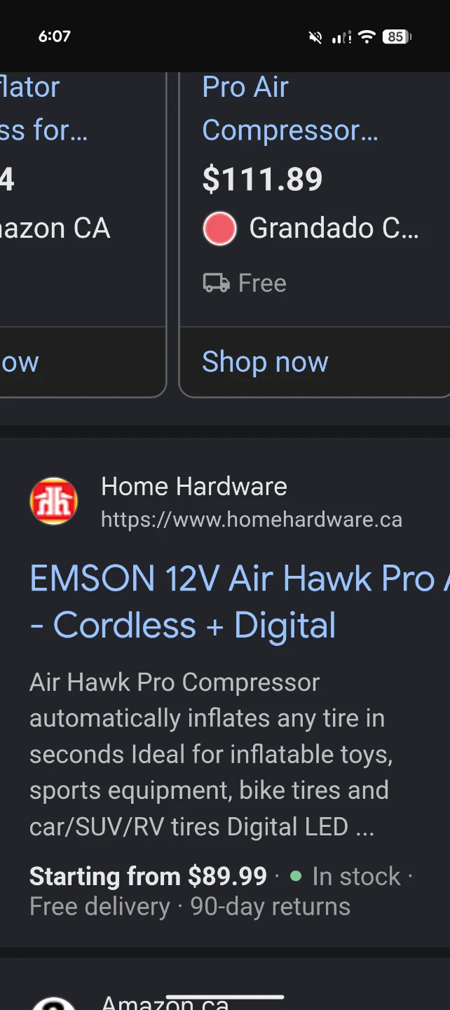 EMSON 12V Air Hawk Pro Air Compressor - photo 4