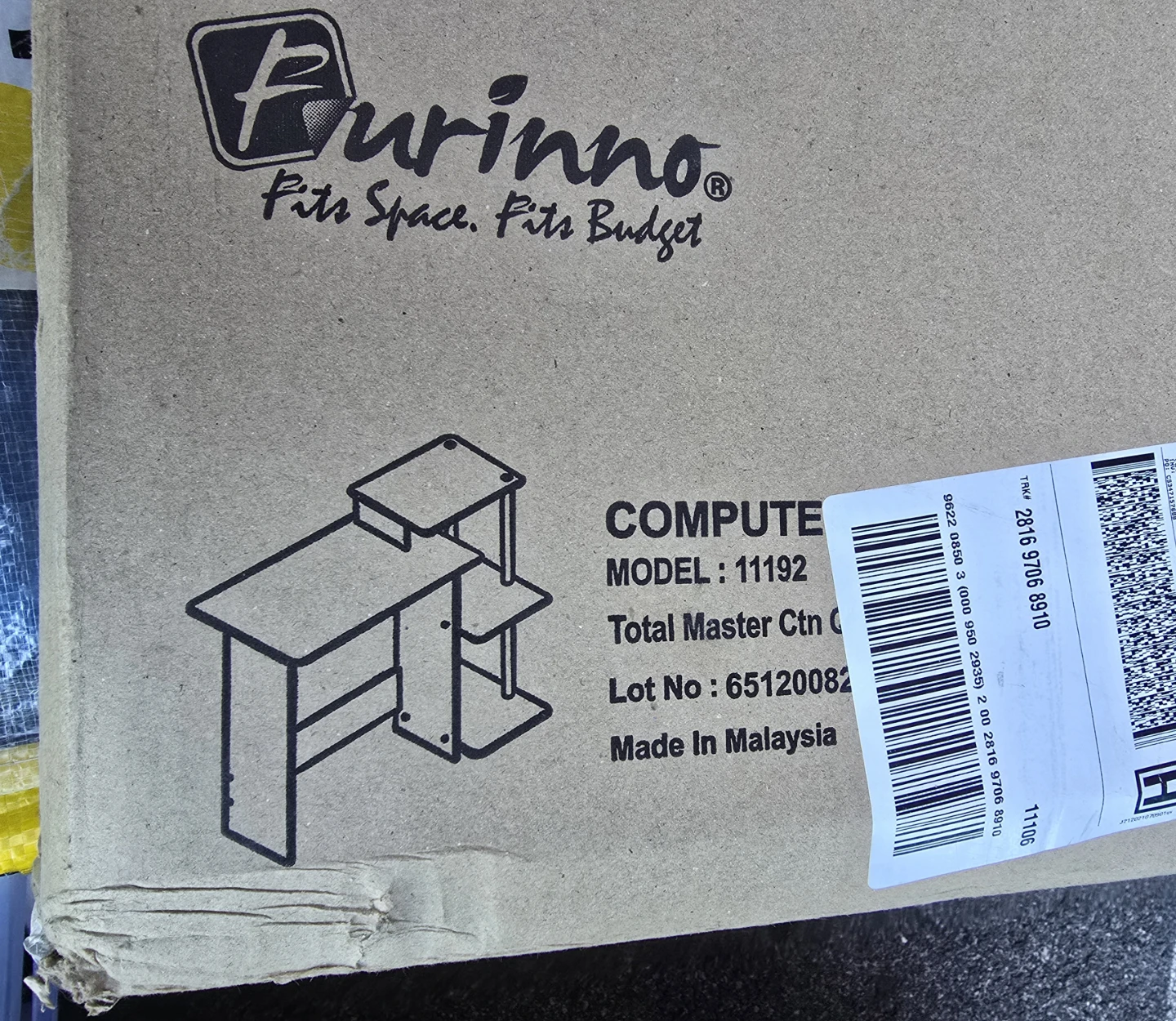 Furrinno Computer Desk Model 11192