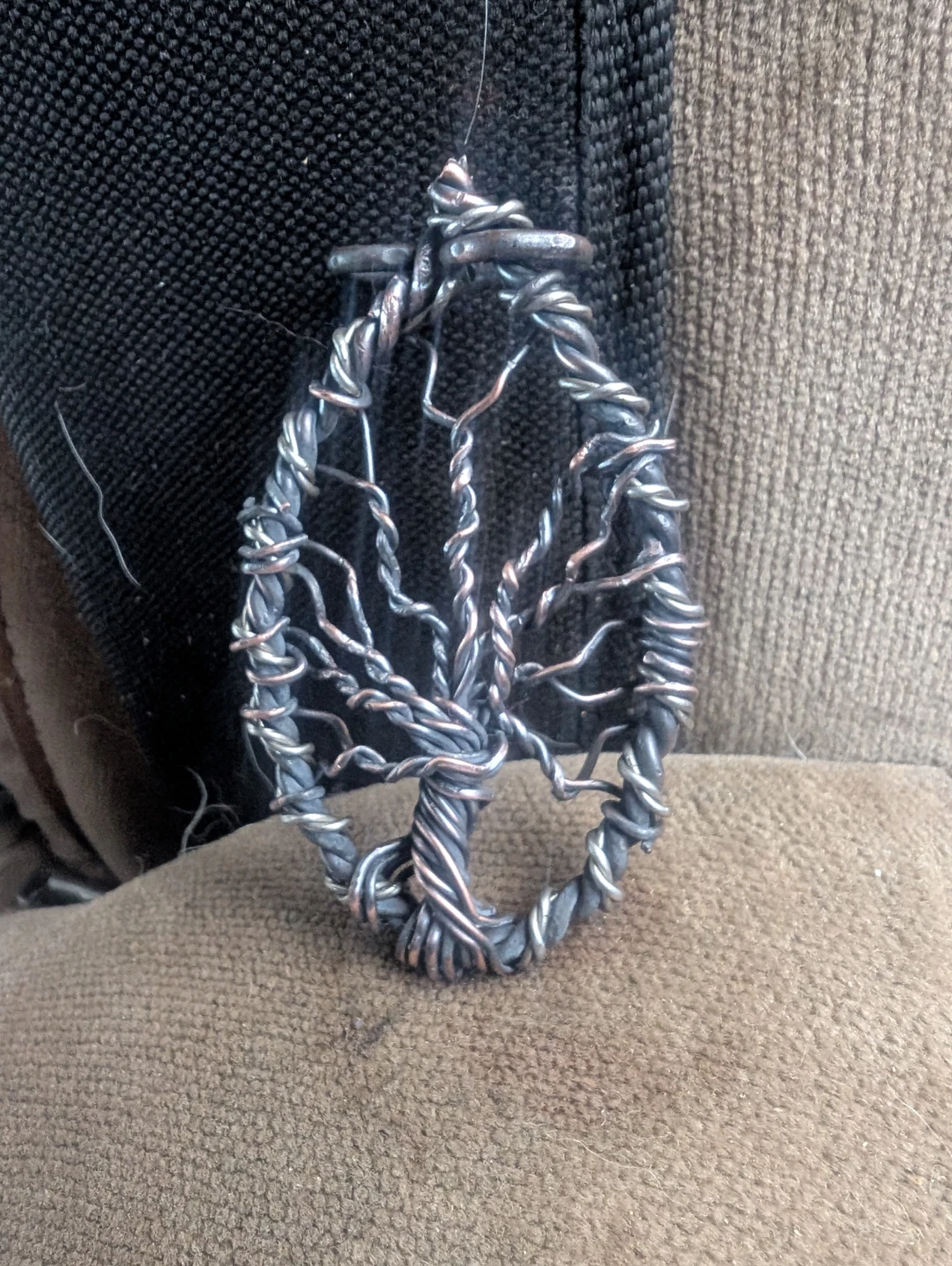 Handmade Copper Wire Bracelets and Pendants - photo 3