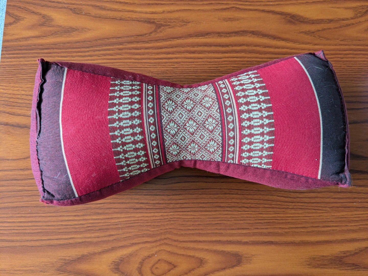 Thai Bone Pillow / Neck Support Cushion (Kapok Filled)