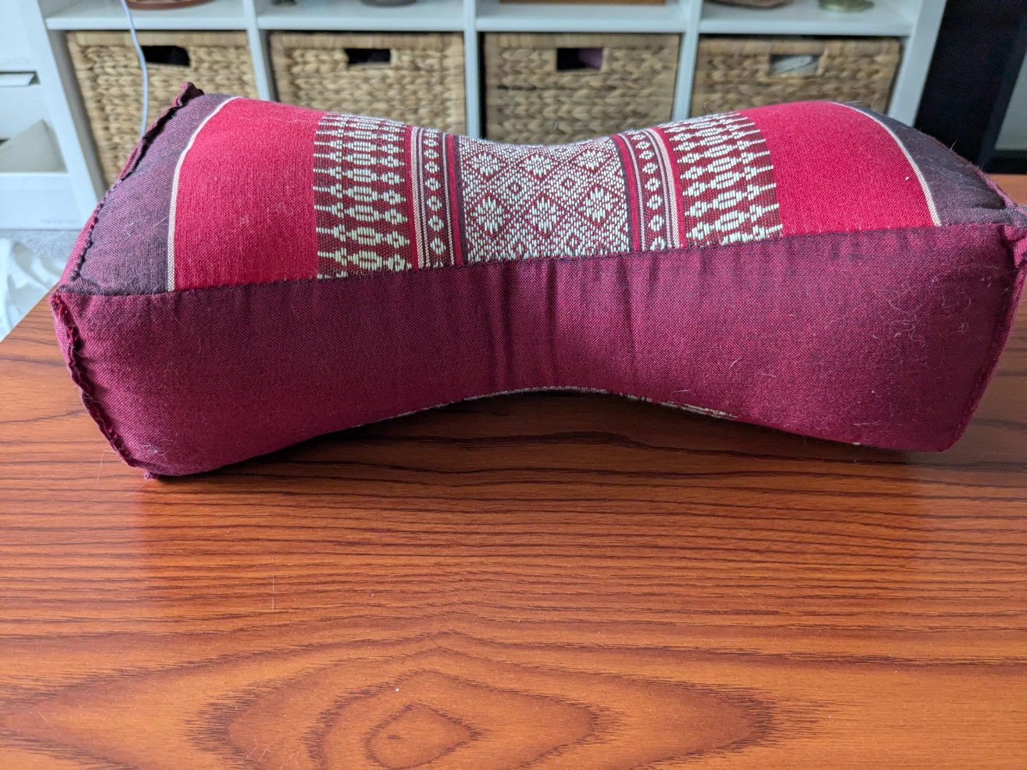 Thai Bone Pillow / Neck Support Cushion (Kapok Filled) - photo 2
