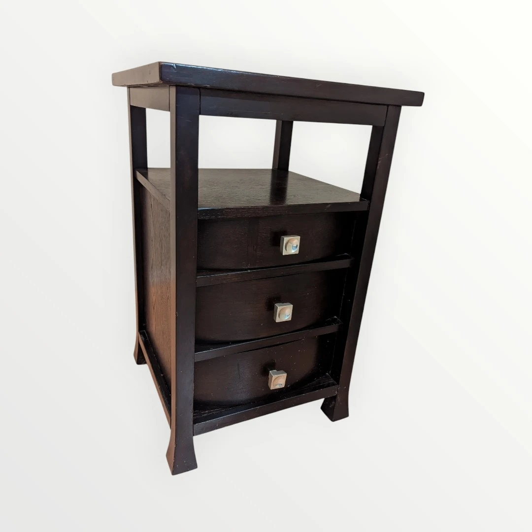 USED NIGHTSTAND or SIDE TABLE WOOD Normal wear