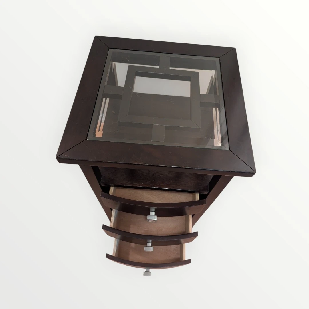 USED NIGHTSTAND or SIDE TABLE WOOD Normal wear - photo 5