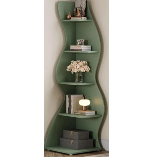 Green wavy shelf unit - photo 3