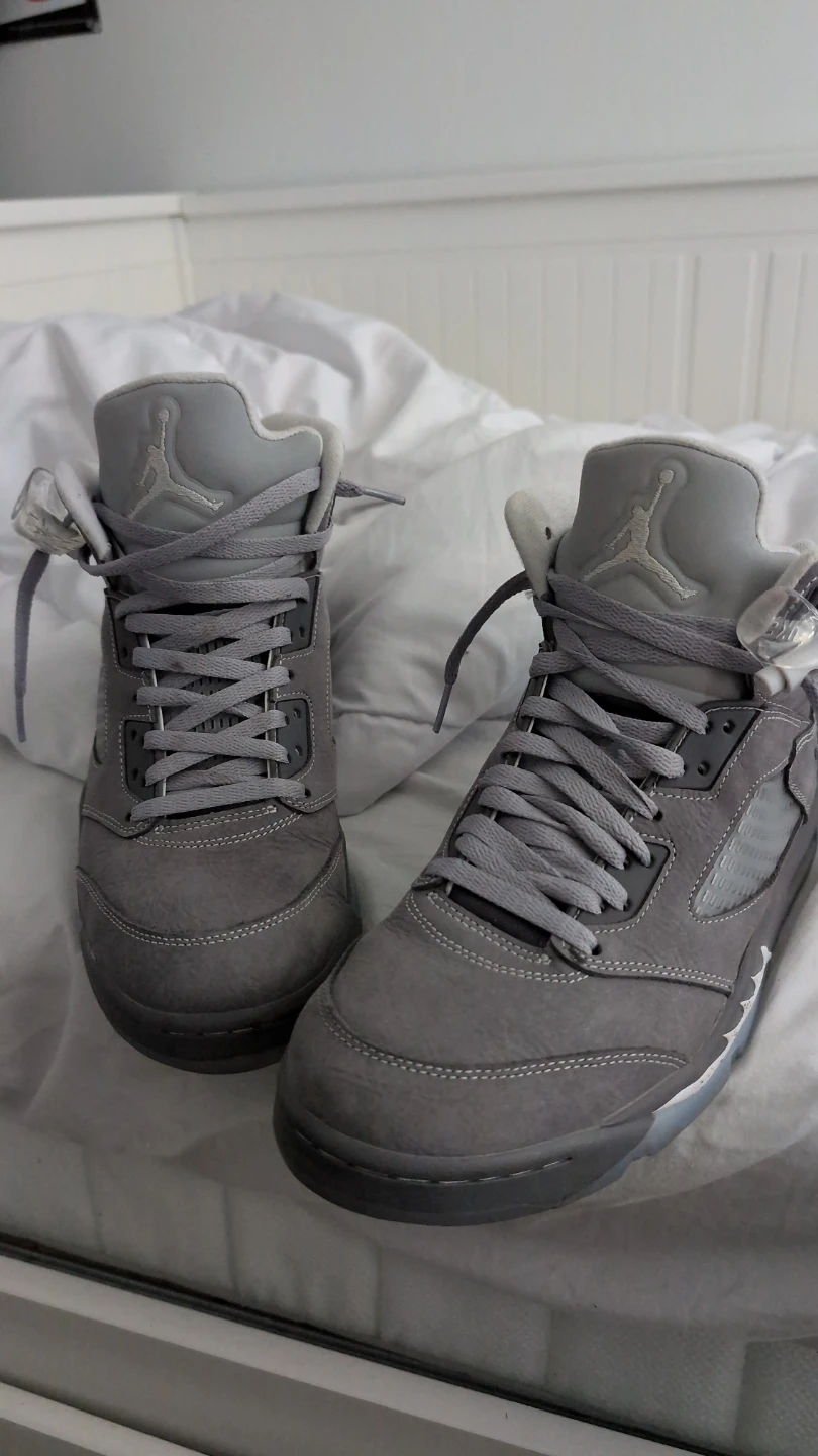 Air Jordan 5 Wolf Greys size 10 lightly used. Sold out - photo 4