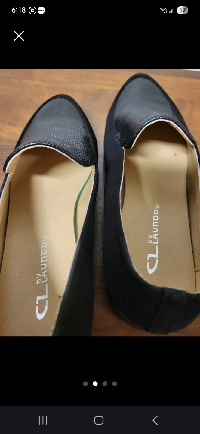 BYNDRY black loafer heels new 7.5 - photo 2