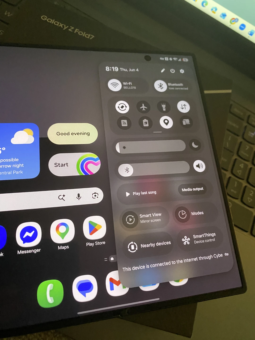 Samaung Z FOLD 7 256GB/12GB 1.5 month old - photo 5