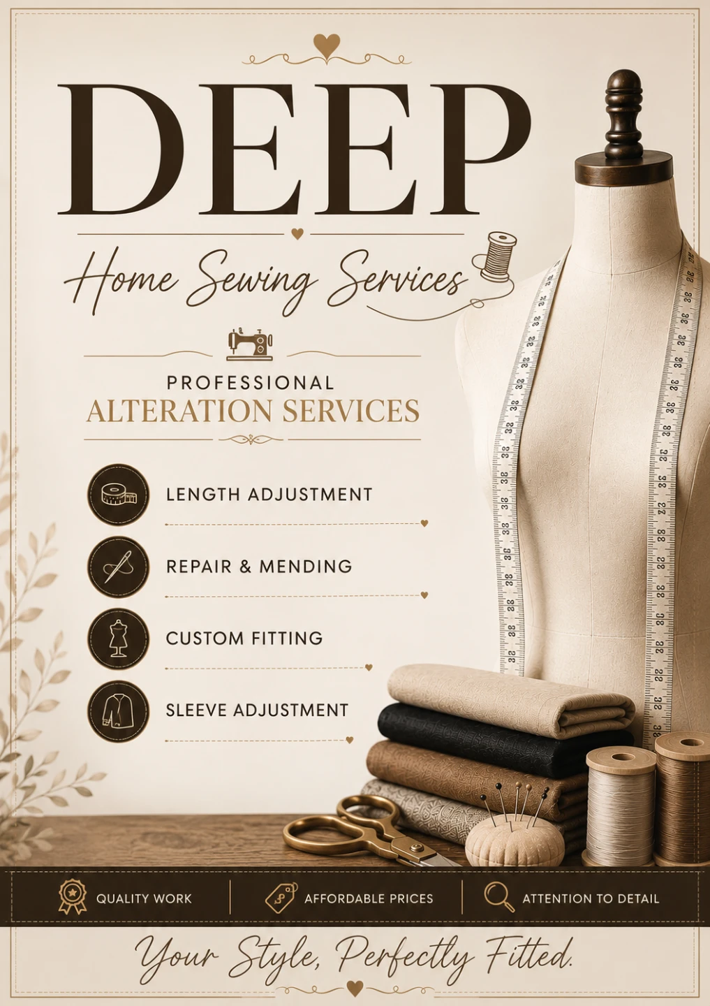 Deep Home Sewing Services