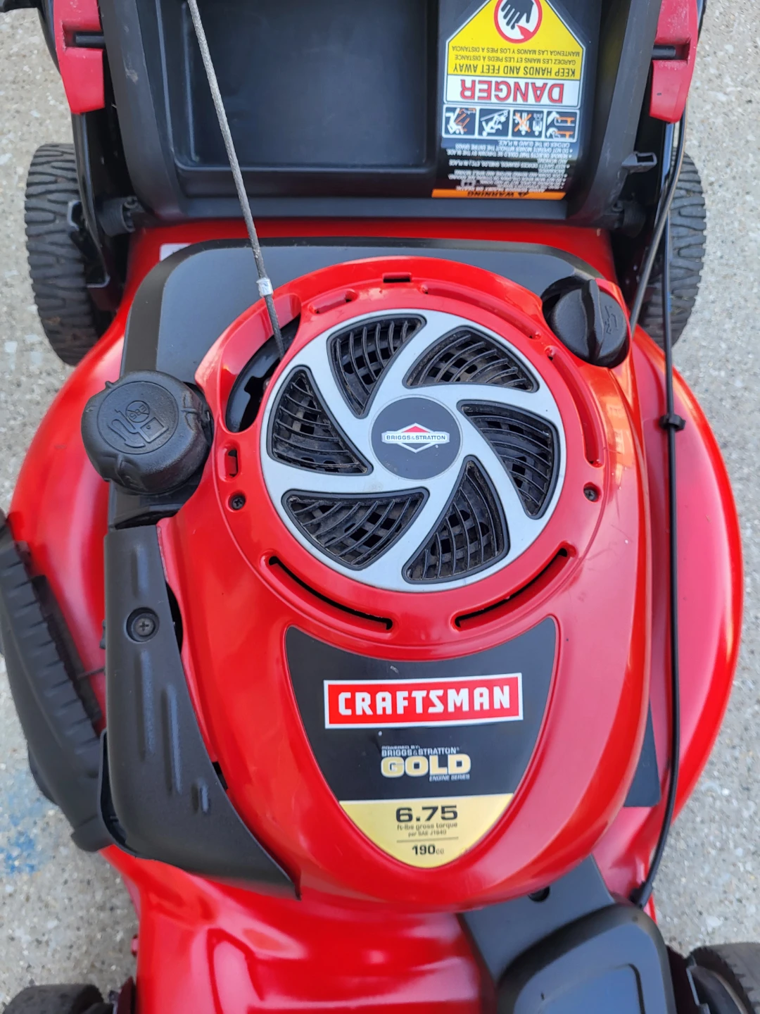 Lawnmover Crafsman Self Propelled with new whells - photo 2