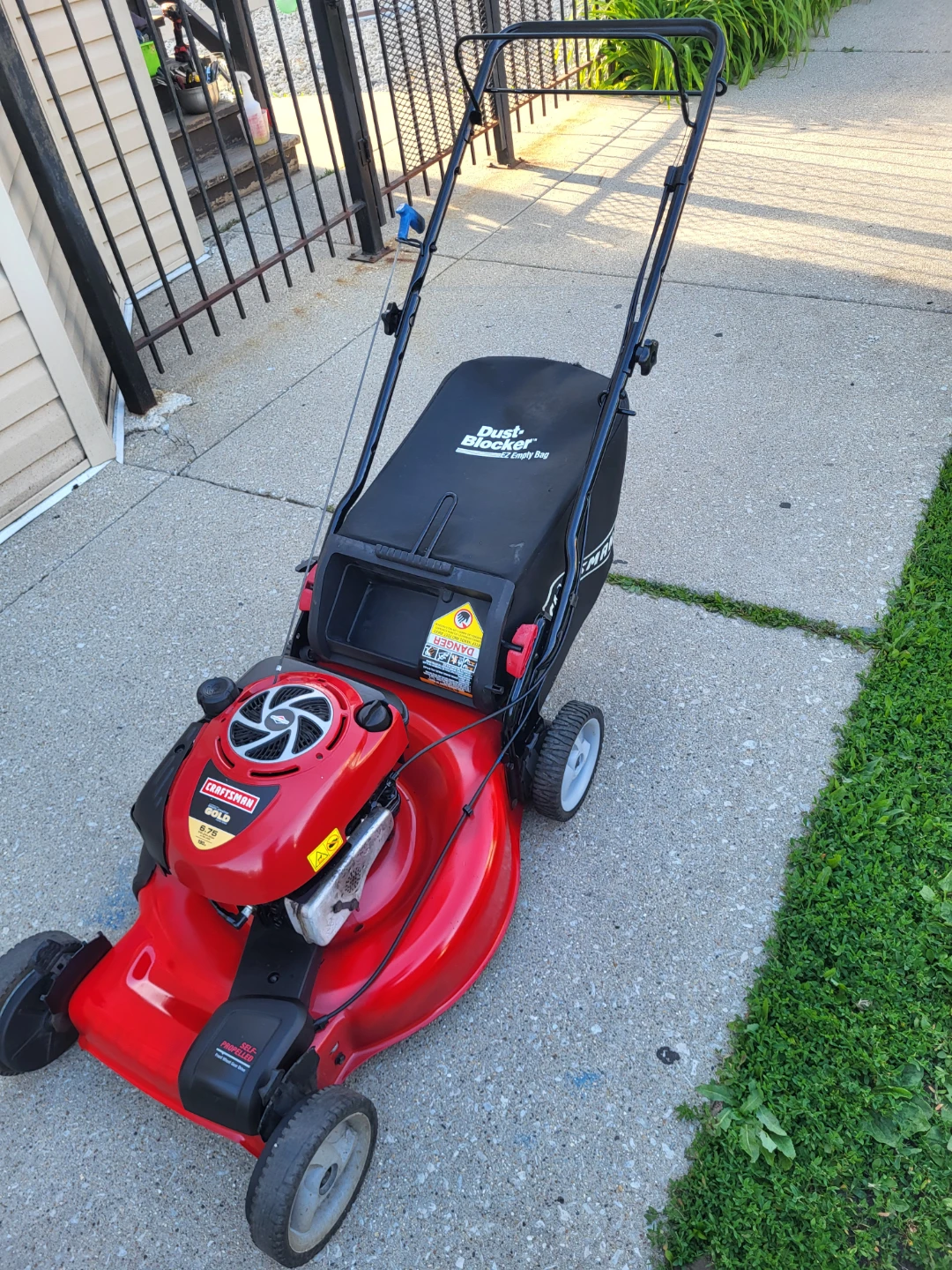 Lawnmover Crafsman Self Propelled with new whells - photo 3
