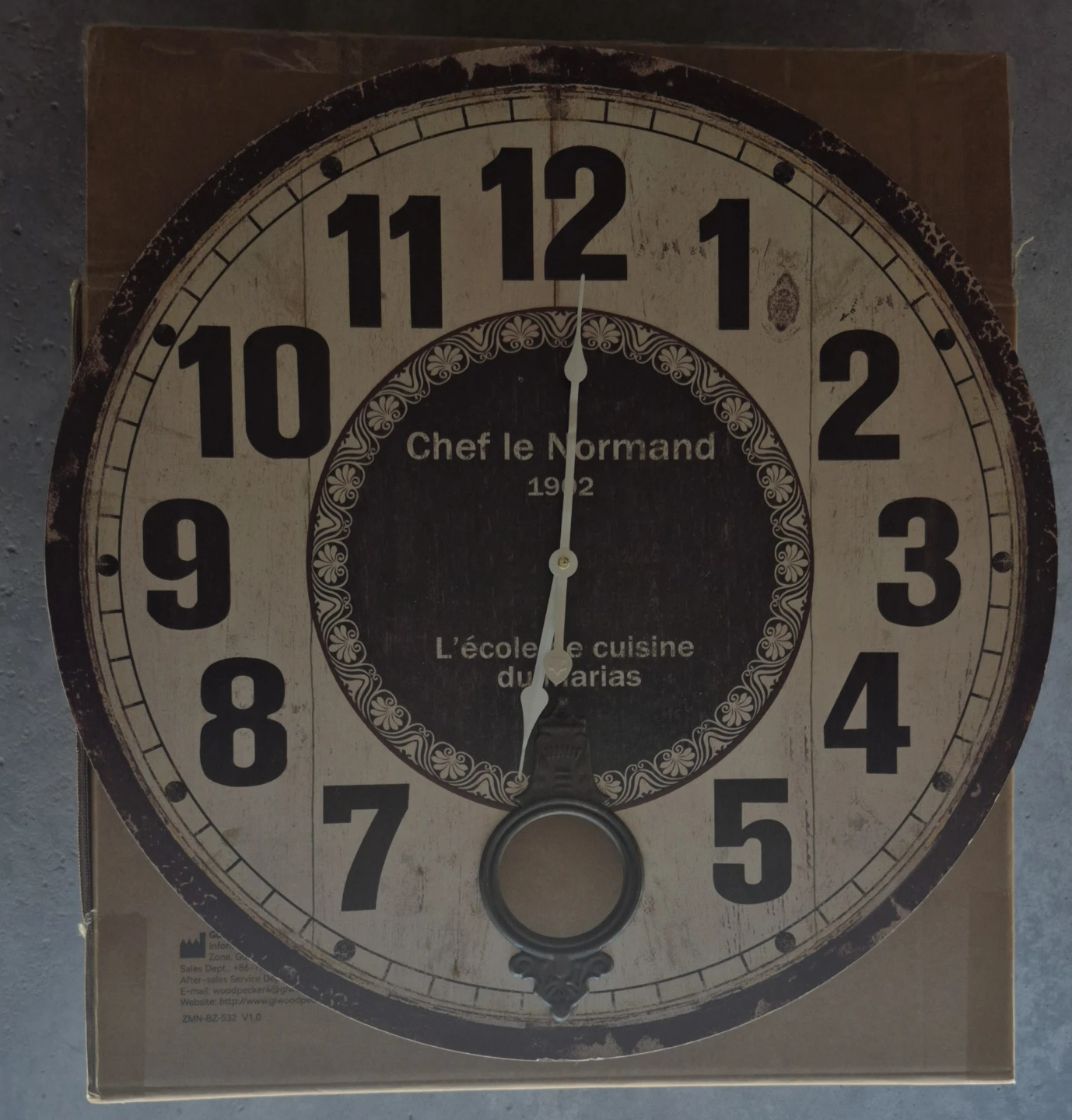 Chef le Normand Wall Clock