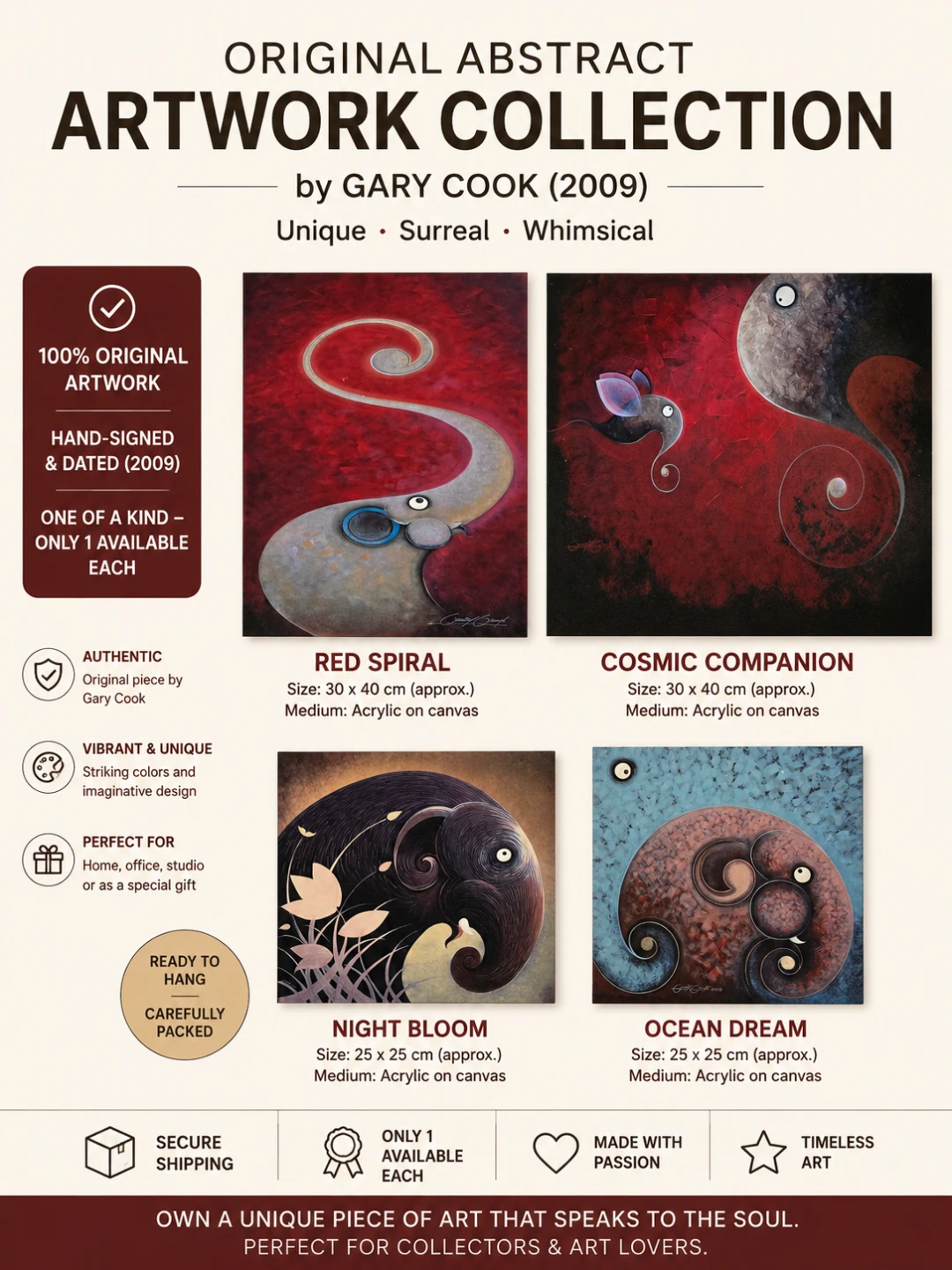Gary Cook Original Artwork Collection - photo 4