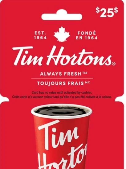 Tim Hortons Gift Card