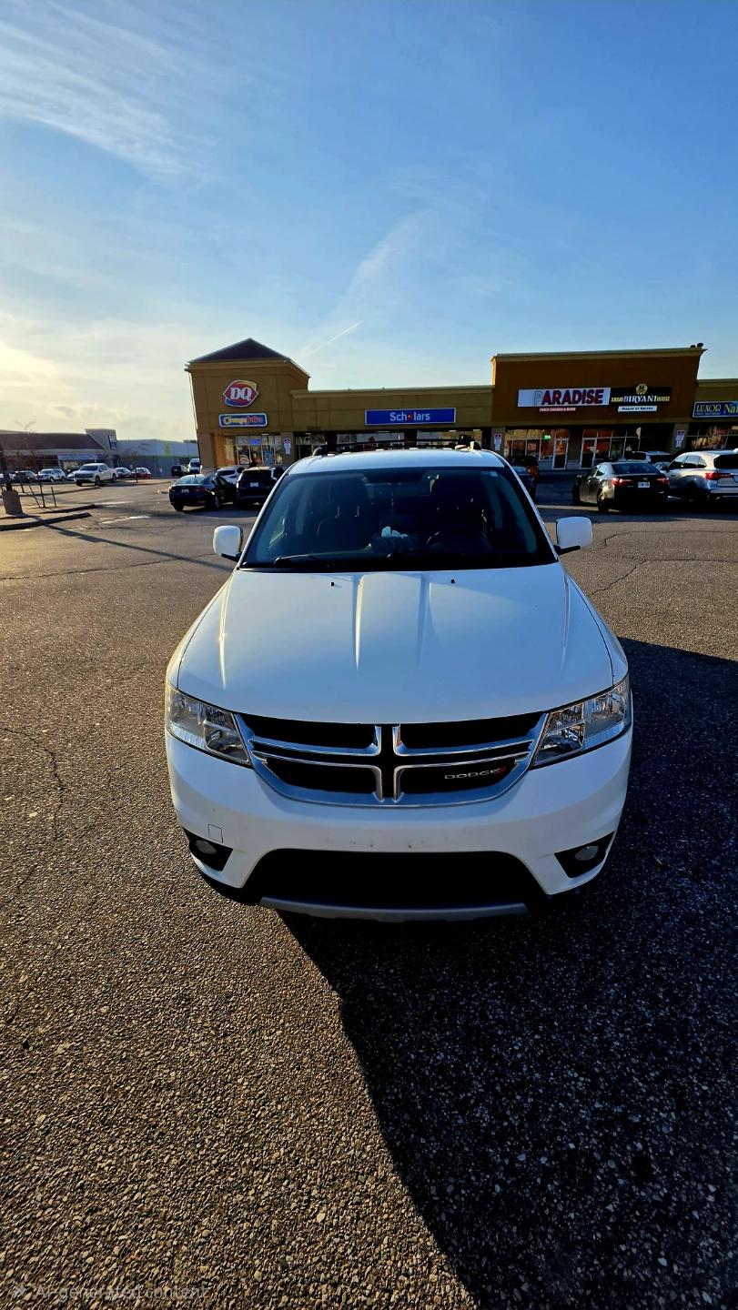 White Dodge Journey SUV