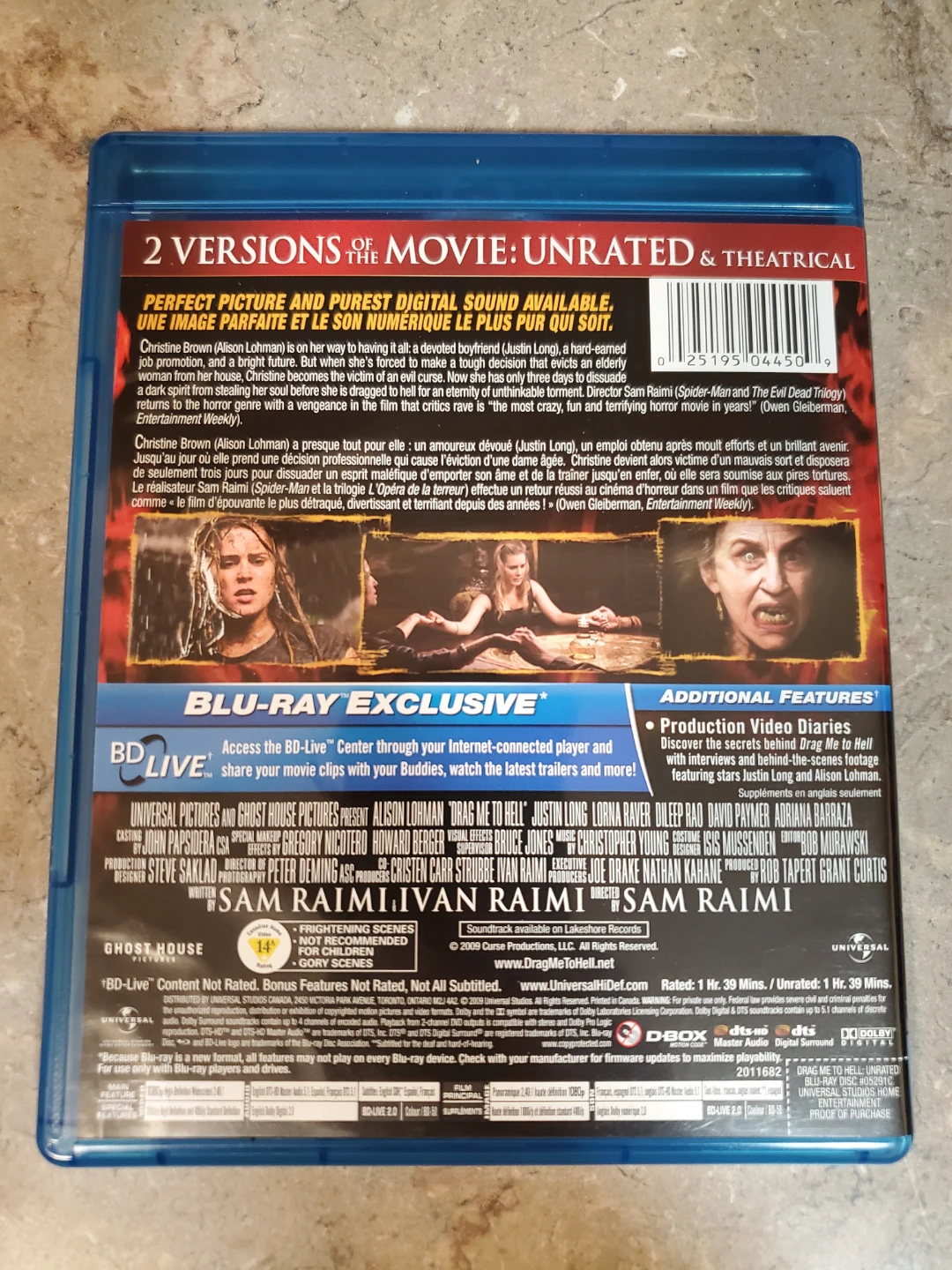 Drag Me to Hell Blu-Ray ⚽ - photo 2