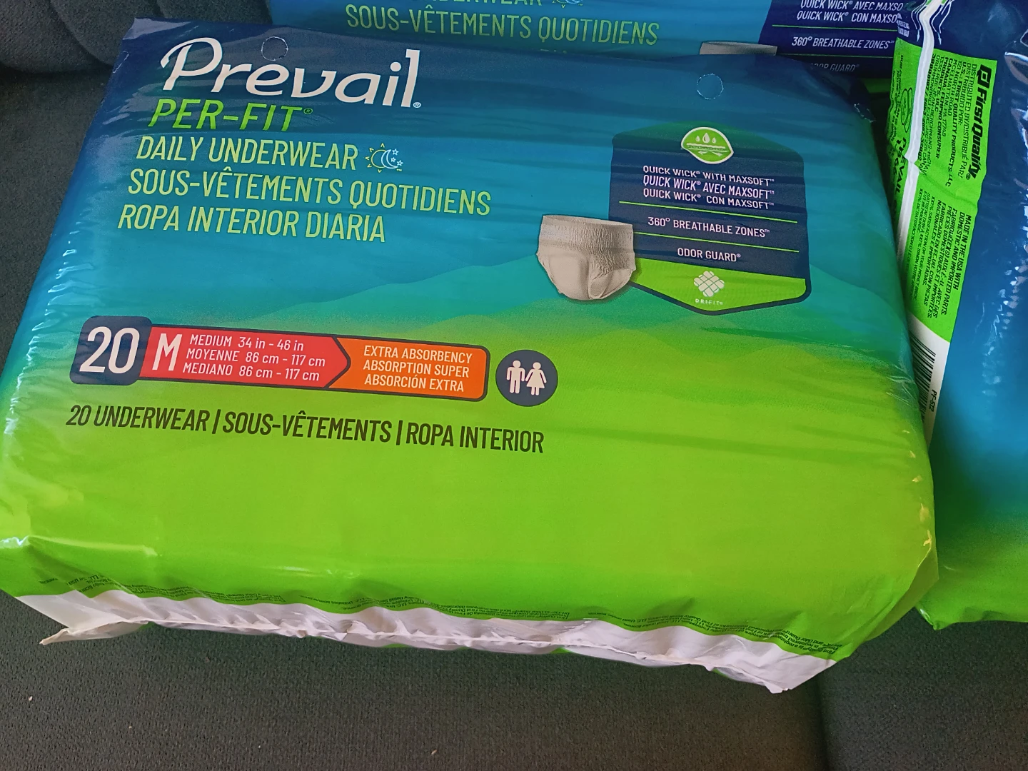Prevail Per-Fit Adult Underwear - Size Medium - 80 Count - photo 2