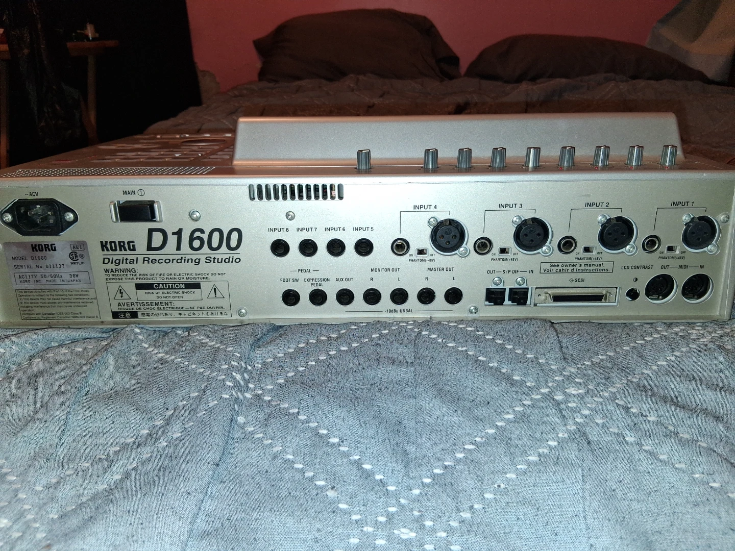 Korg D1600 Digital Recording Studio - photo 4