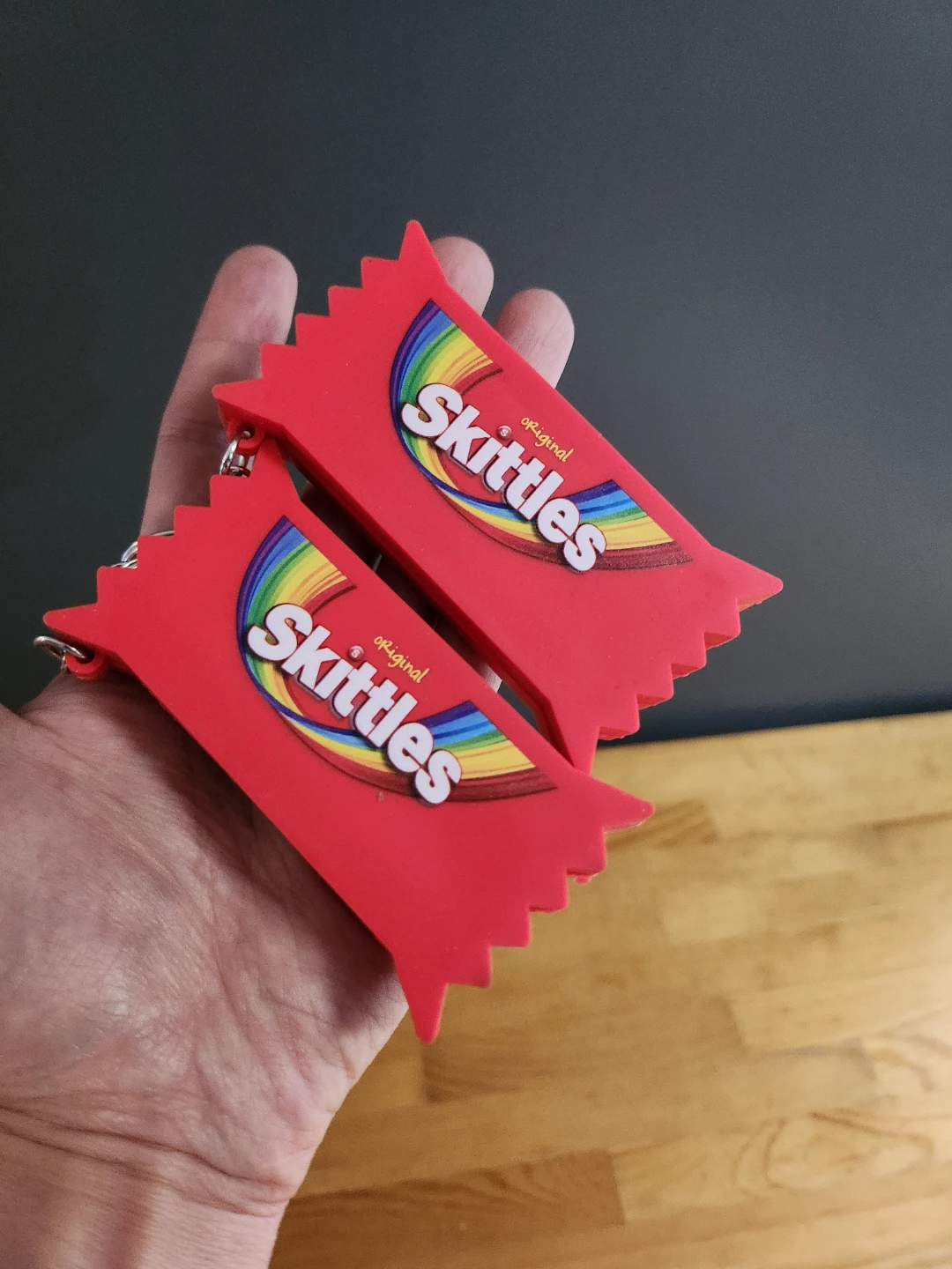 Skittles silicone keychain cases - photo 4