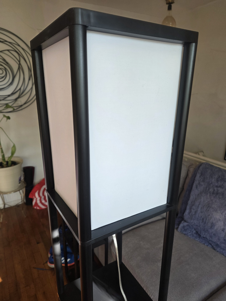 Black Shelf Floor Lamp - photo 5