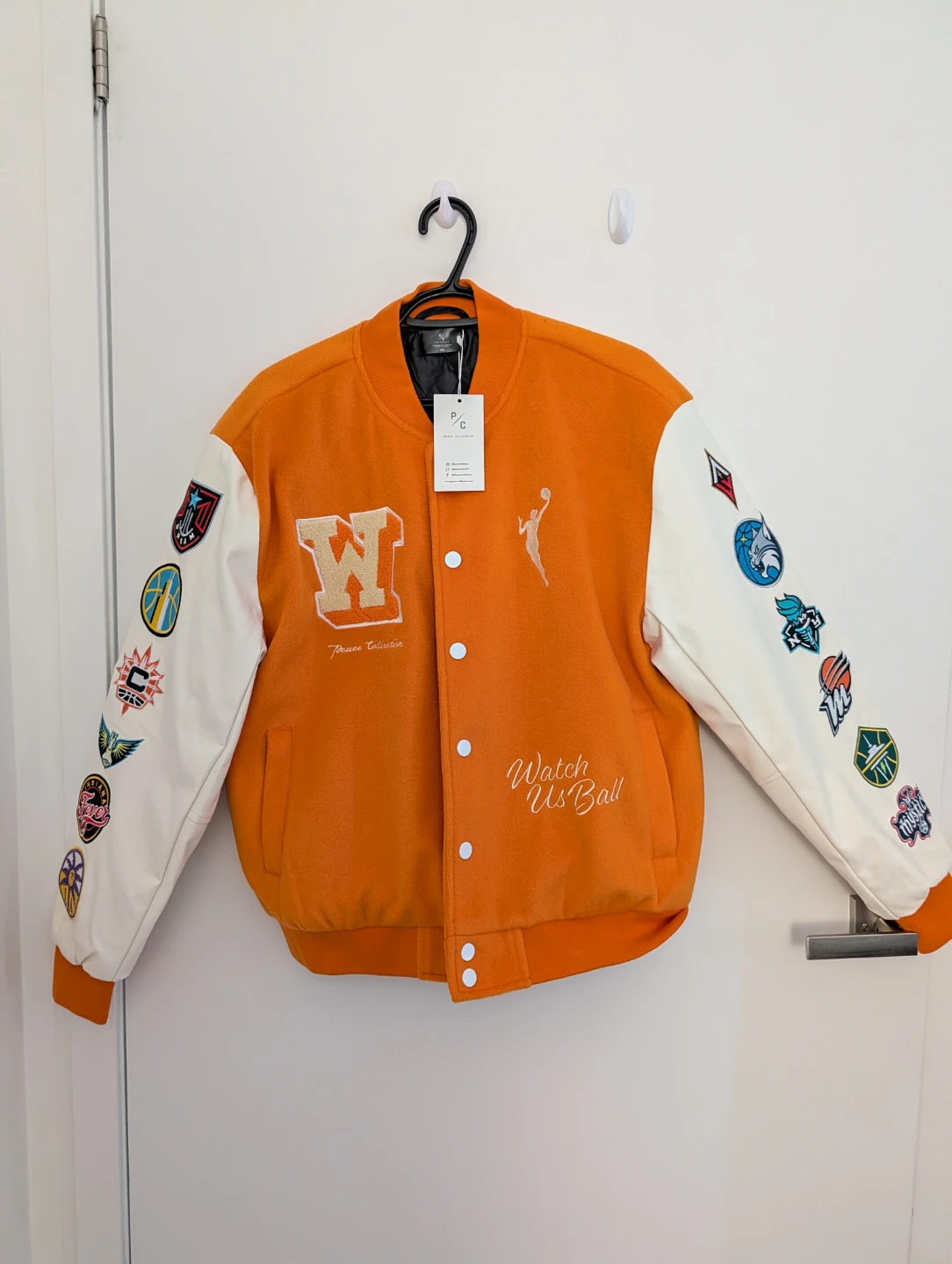 WNBA x Peace Collective Varsity Jacket
