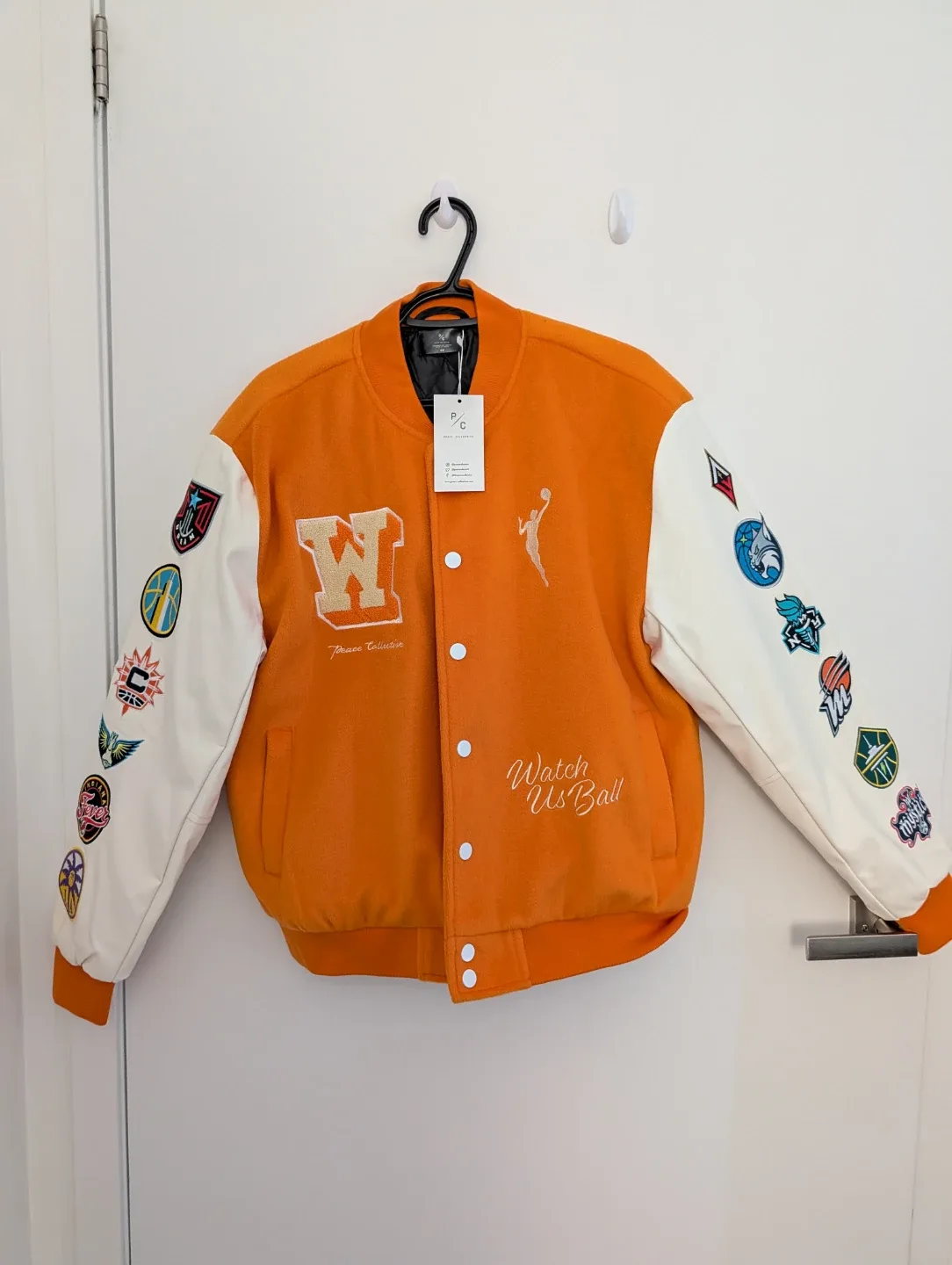 WNBA x Peace Collective Varsity Jacket