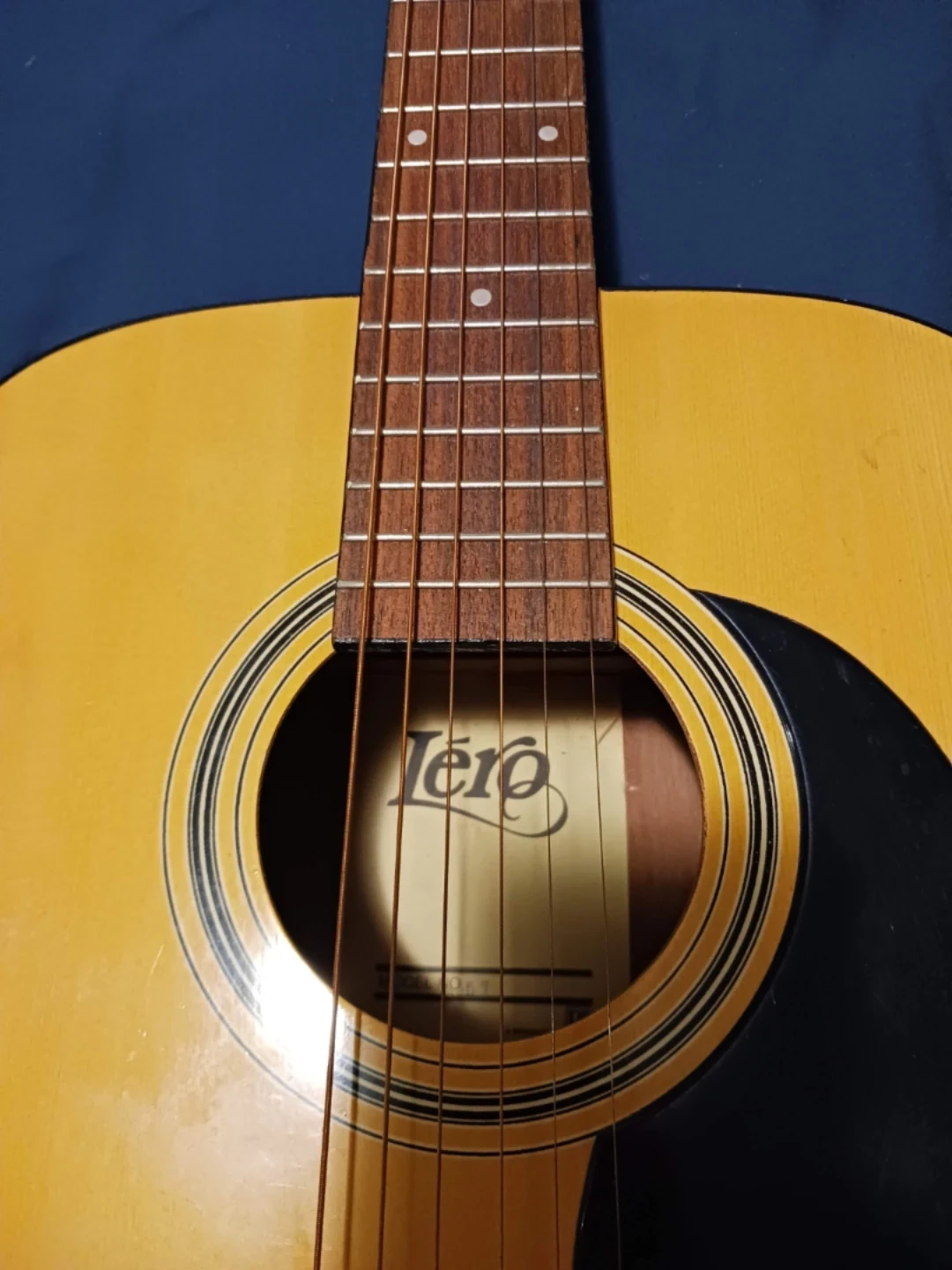 ⚽  Used Lêro Acoustic Guitar - photo 2