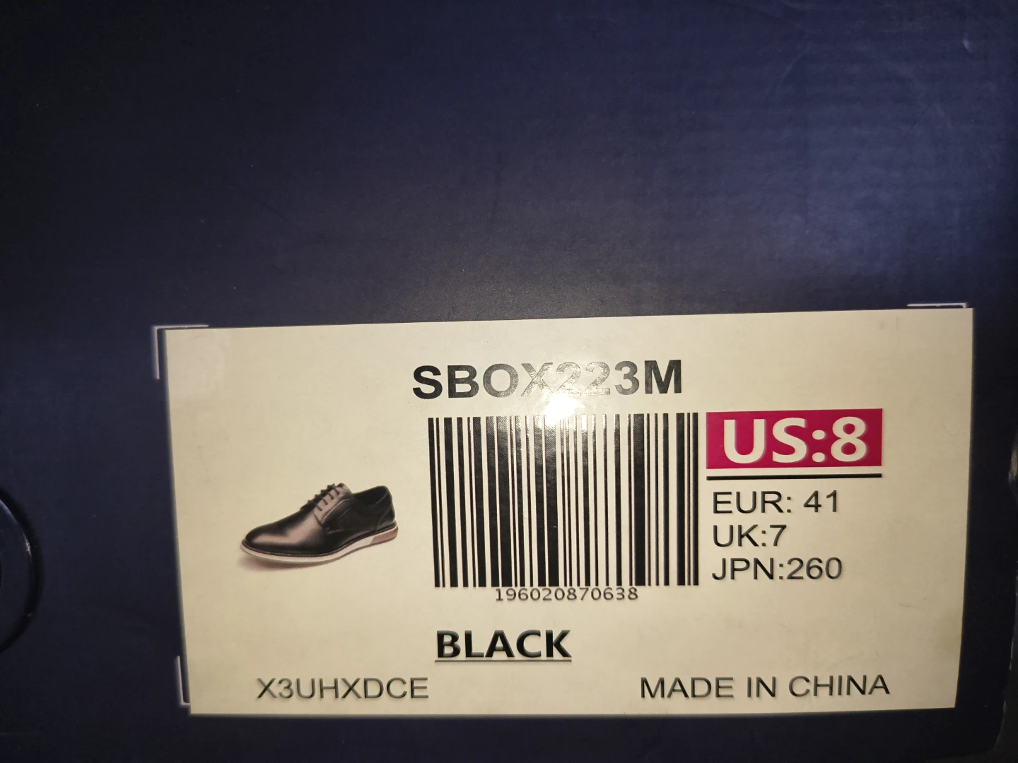 Bruno Marc Men's Black Dress Shoes Size US 8 - photo 2