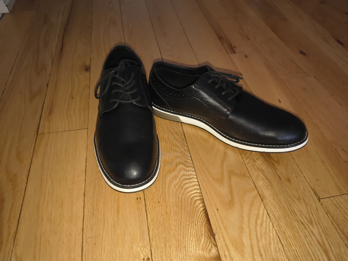 Bruno Marc Men's Black Dress Shoes Size US 8 - photo 3