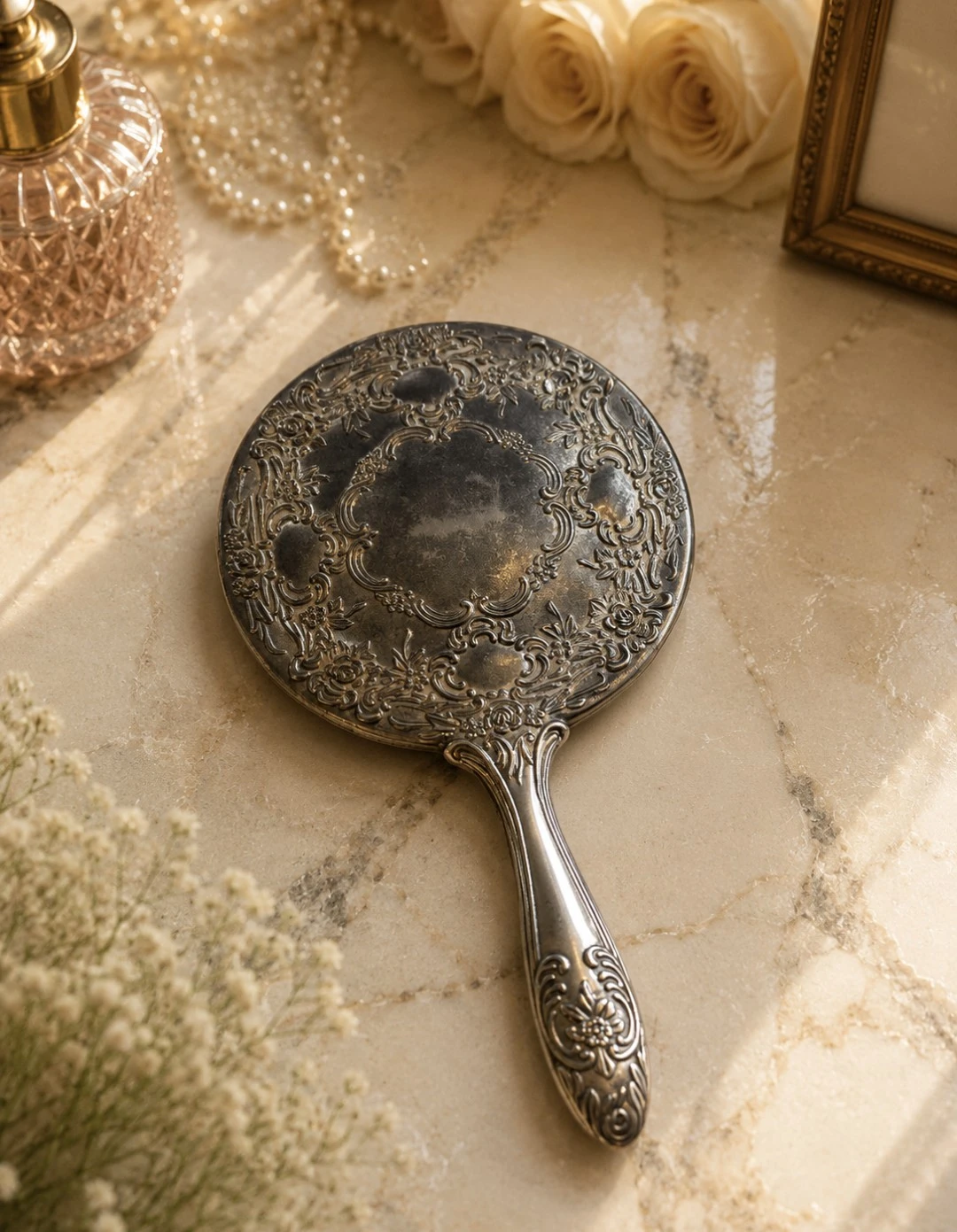 Grandma's hand mirror - photo 2