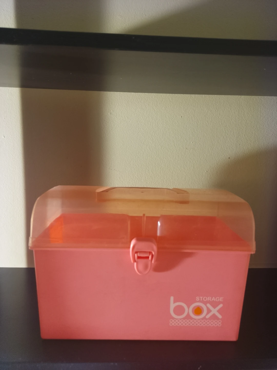 Pink Storage Box with Lid