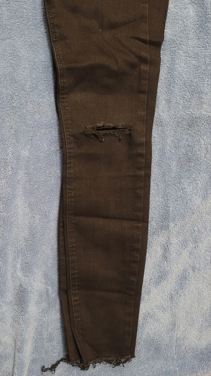 Zara Black Ripped Skinny Jeans - photo 3