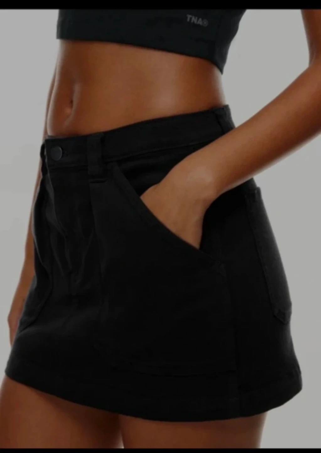 High Waist Mini Black Skirt - photo 3