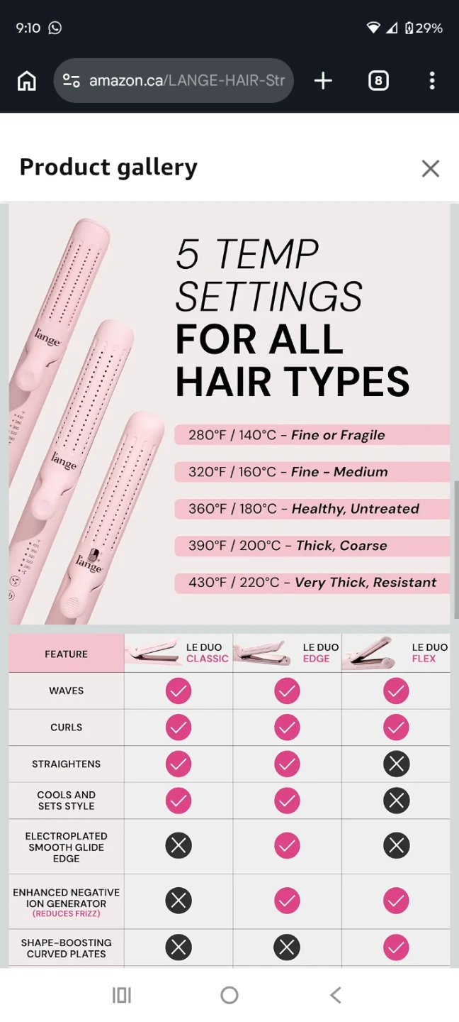 Lange Hair Le Duo 360° Airflow Styler Blush - photo 2