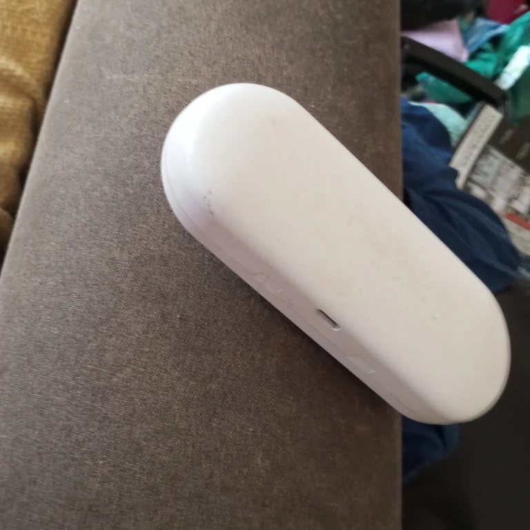White Charging Case for Earbuds ⚽