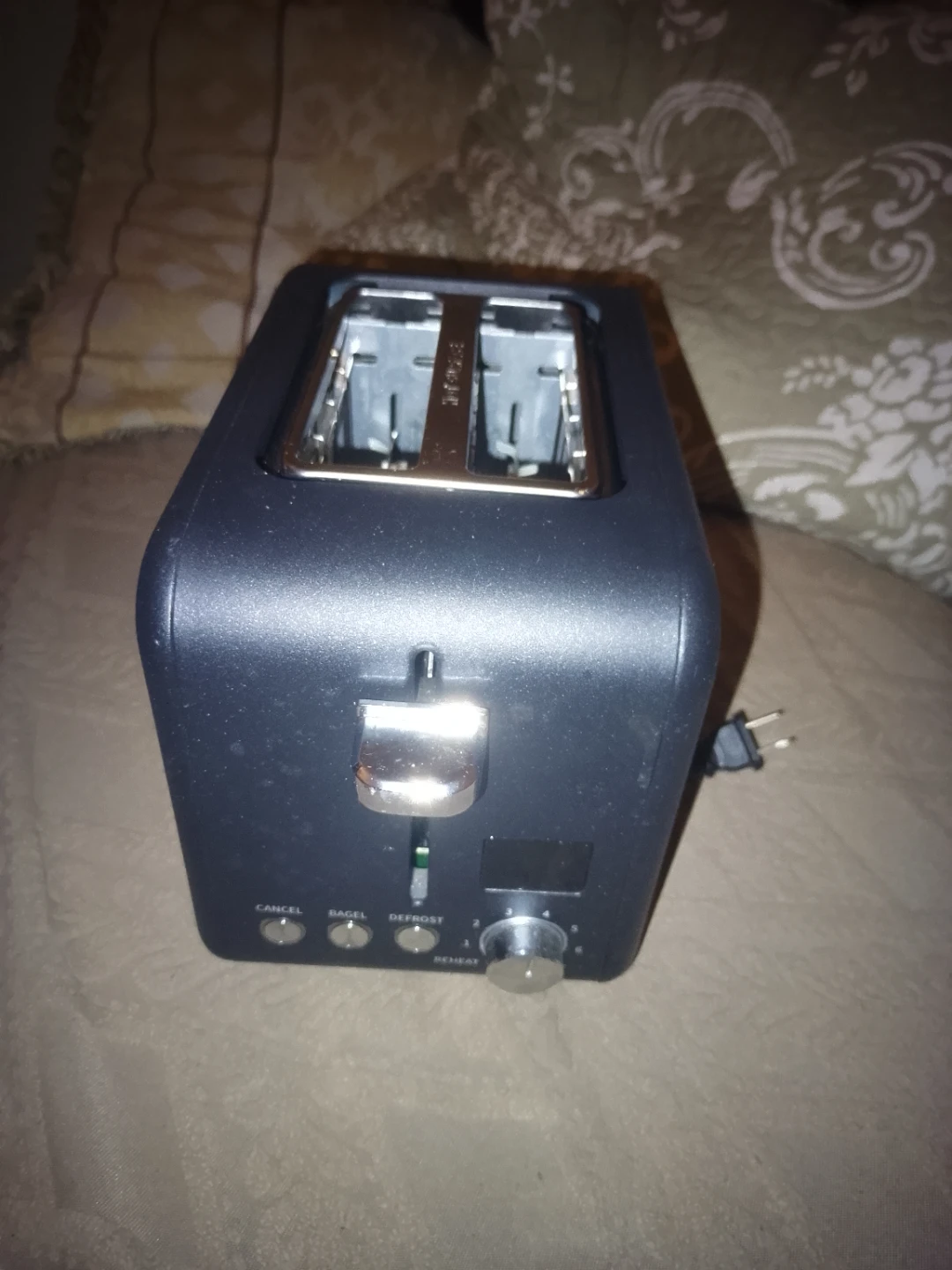 SEEDEEM 2-Slice Toaster - Dark Metallic