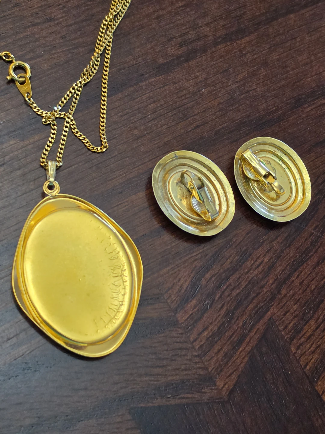 Vintage Abalone Shell Necklace and Earring Set ⚽️ - photo 4